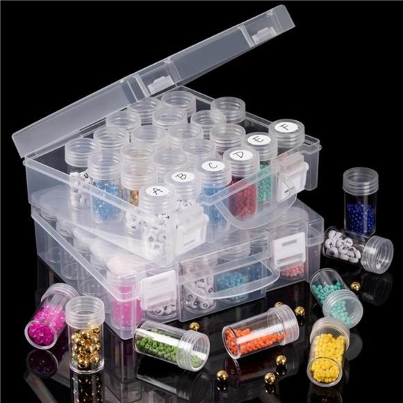 Bead Organizer, Bead Containers, 30 Grids Diamond Painting Storage Containers - Picture 3 of 8